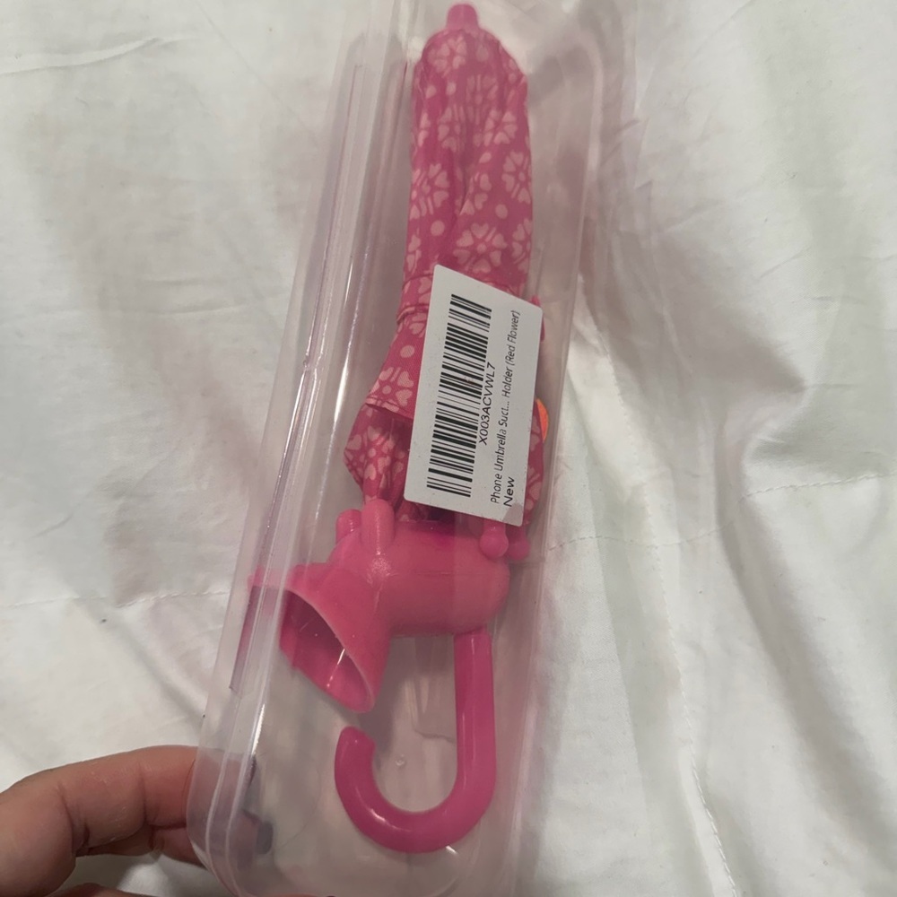Pink Phone Umbrella Holder - Picture 2 of 5